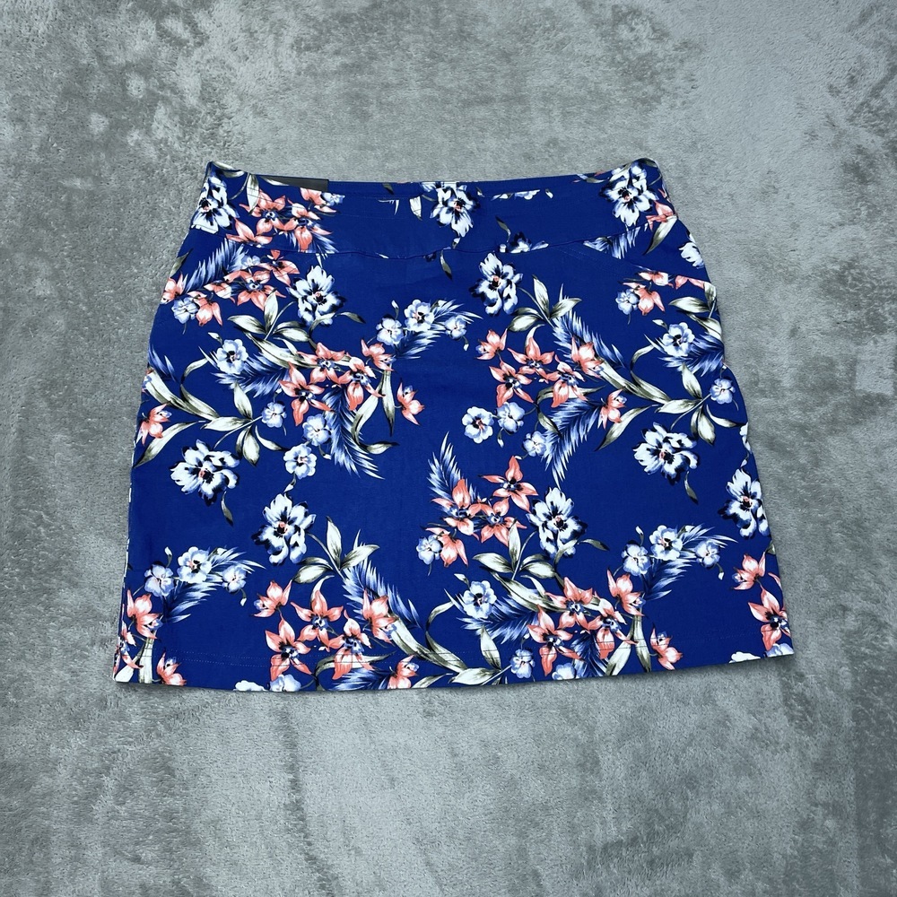 Mario Serrani Women's L Activewear Skort Blue H0396 - Picture 2 of 10